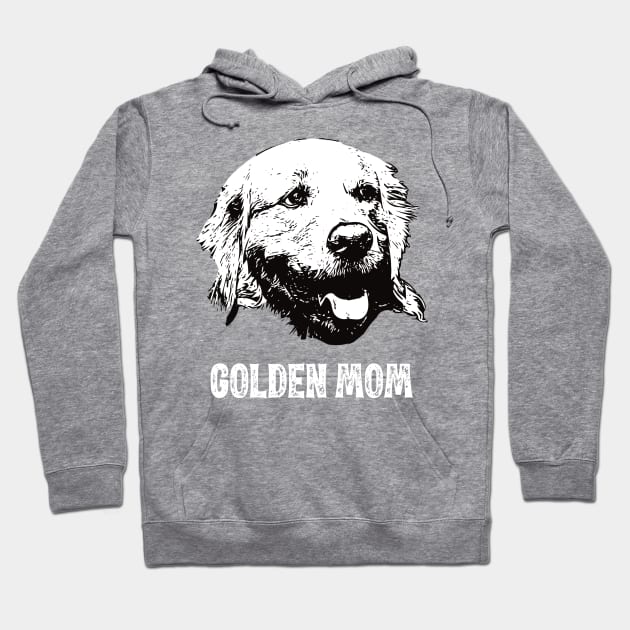 Golden Retriever Mom Retriever Design Hoodie by DoggyStyles